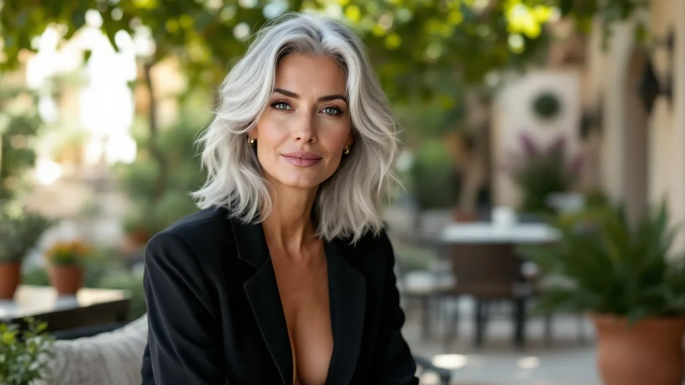 Capelli grigi naturali? Ecco come valorizzarli con stile