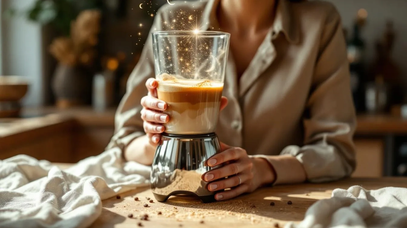 Crema al caffè nel frullatore: il metodo veloce e light per un dessert da bar