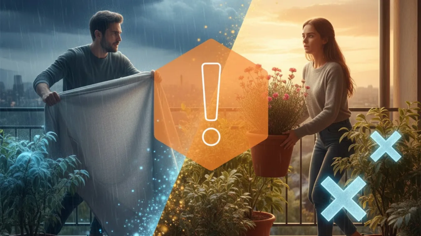 Sbalzi termici e piante sul balcone: l’errore da non commettere nelle prossime 24 ore