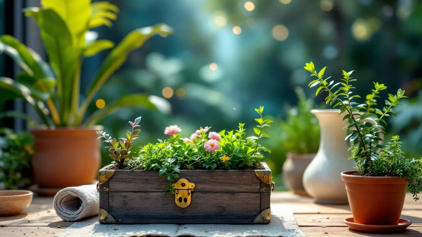 Giardinaggio creativo: come trasformare un vecchio oggetto in una fioriera di design